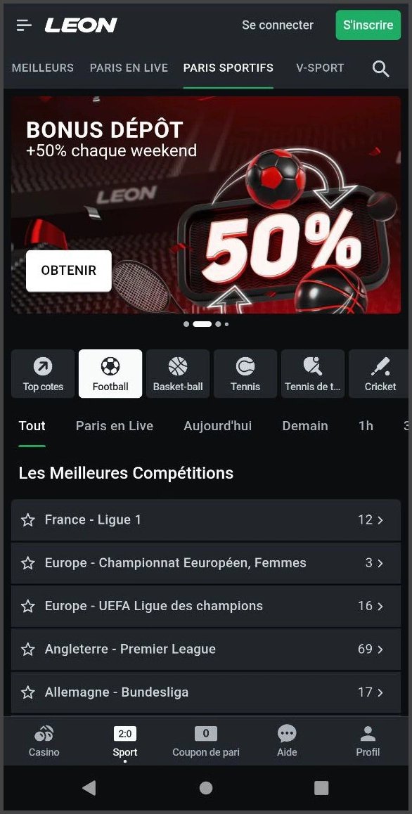 En savoir plus sur leon casino bonus